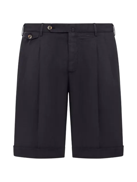 PT Torino pleated cuffed shorts