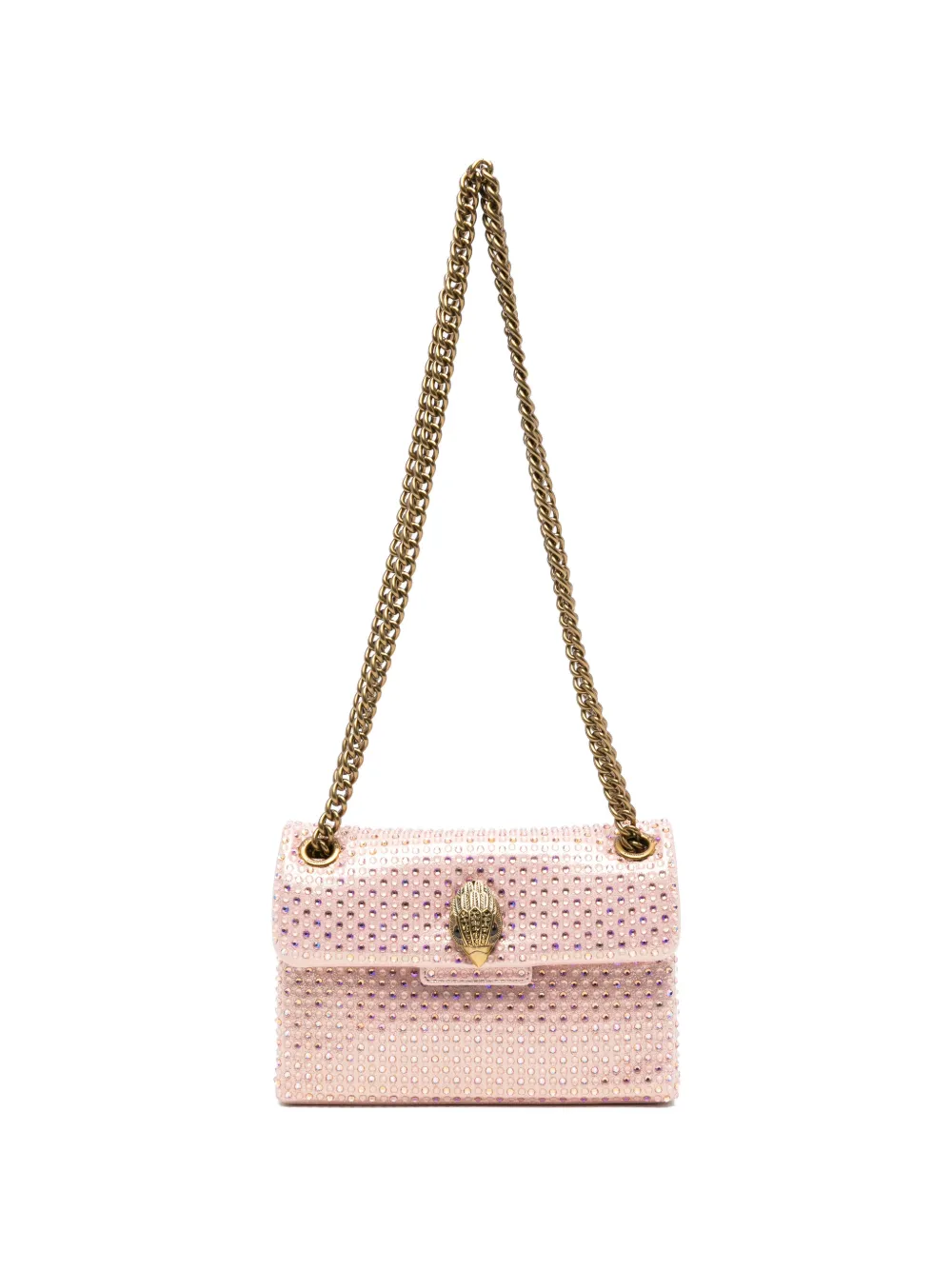 Kurt Geiger London mini studded chain cross body bag - Rosa