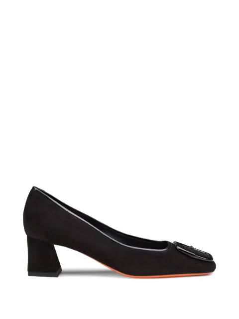 Santoni suede pumps
