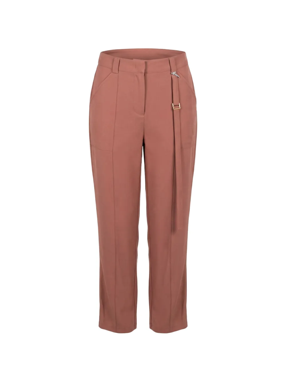 Patrizia Pepe pocket straight trousers - Marrone