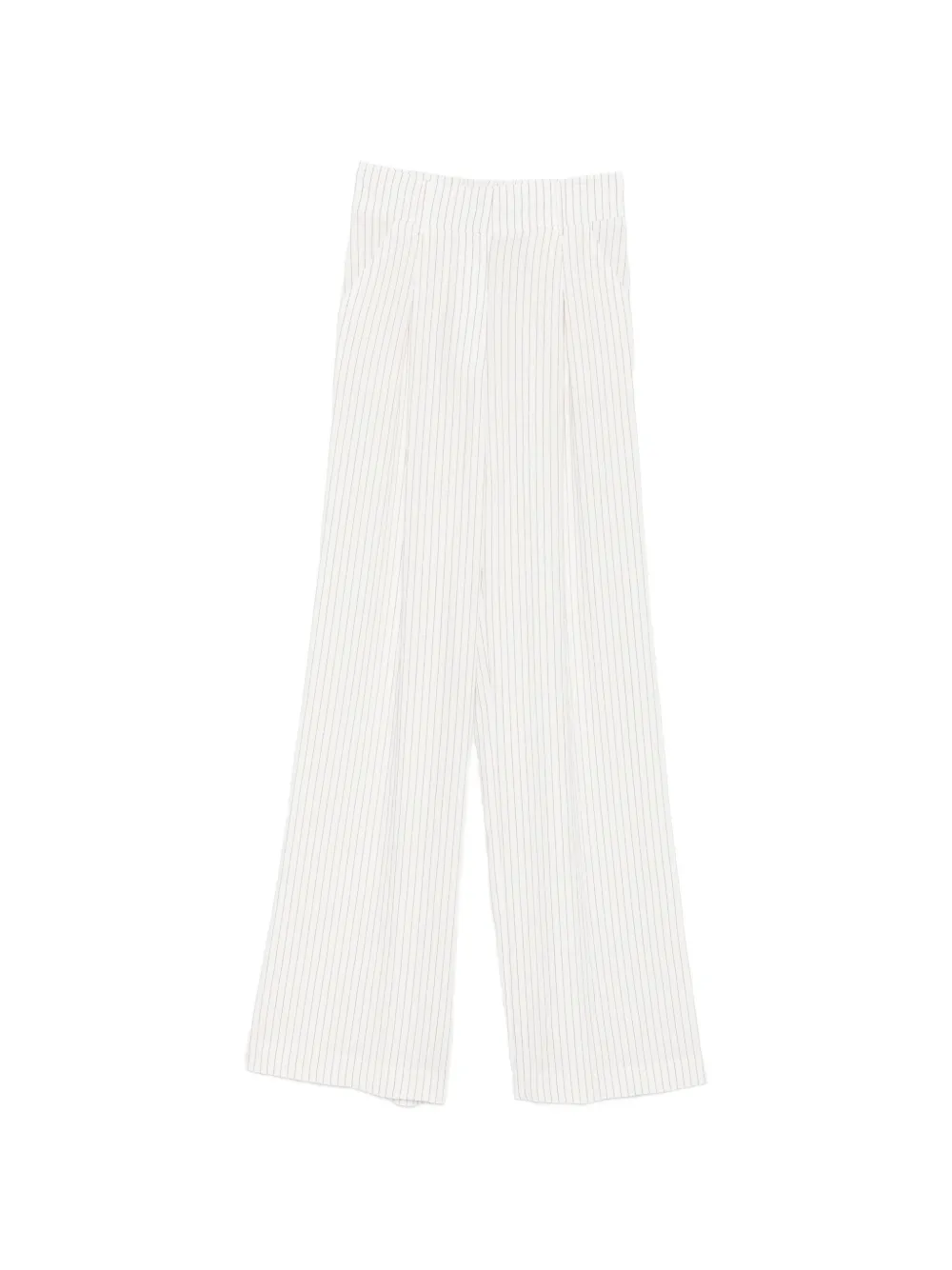 Patrizia Pepe stripe-pattern trousers - Bianco