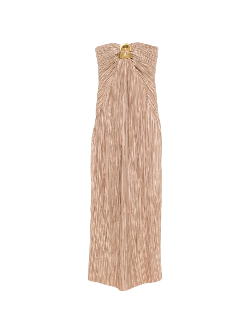 Cult Gaia Sequoia pleated maxi dress - Toni neutri