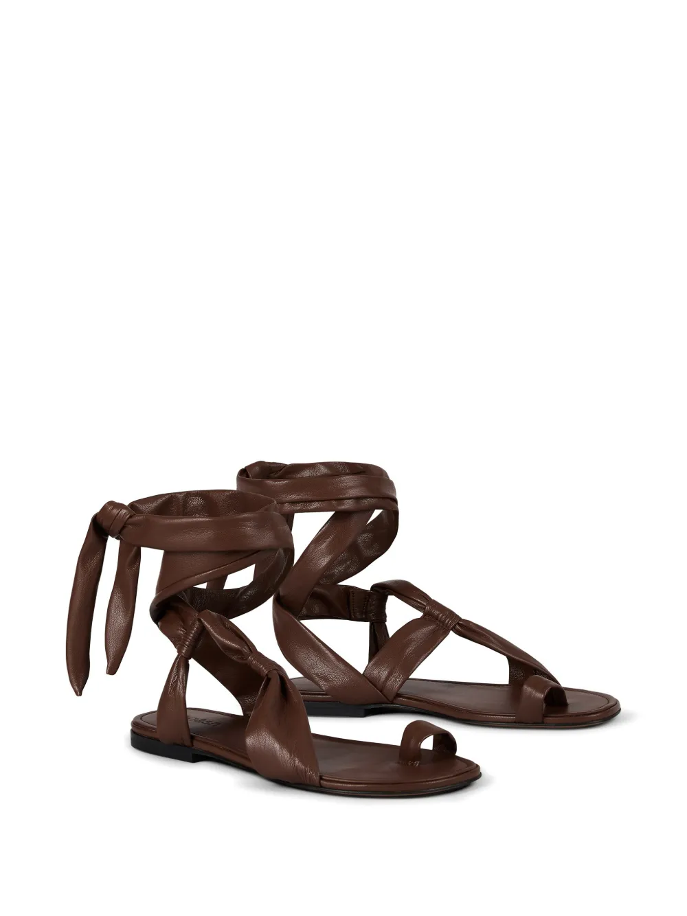 Ba&Sh Covilla tie-strap sandals Bruin