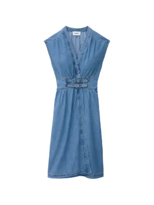 chinese dress ladies Button Down Dress Faith M / Stone Green main image 1