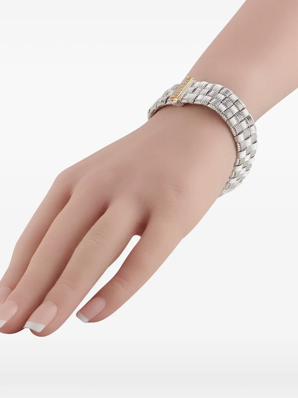 Roberto Coin Pre-Owned diamond white gold bracelet - Argento