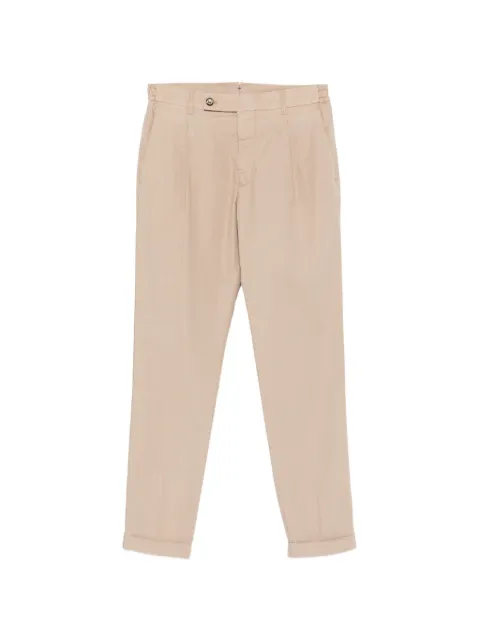 Berwich pleated cuffed trousers