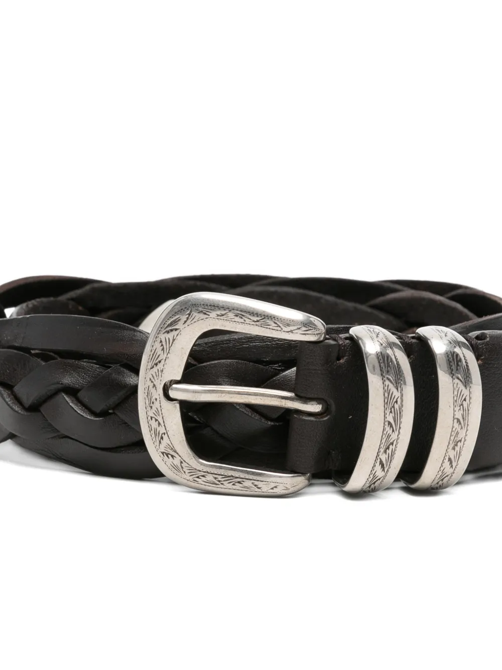 Brunello Cucinelli плетеный ремень
