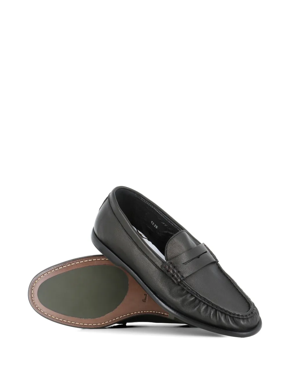 Paul Smith penny leather loafers Zwart