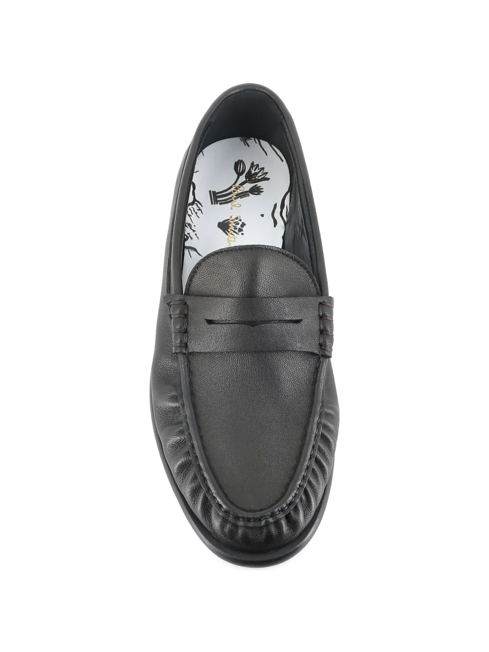 Paul Smith penny leather loafers Zwart