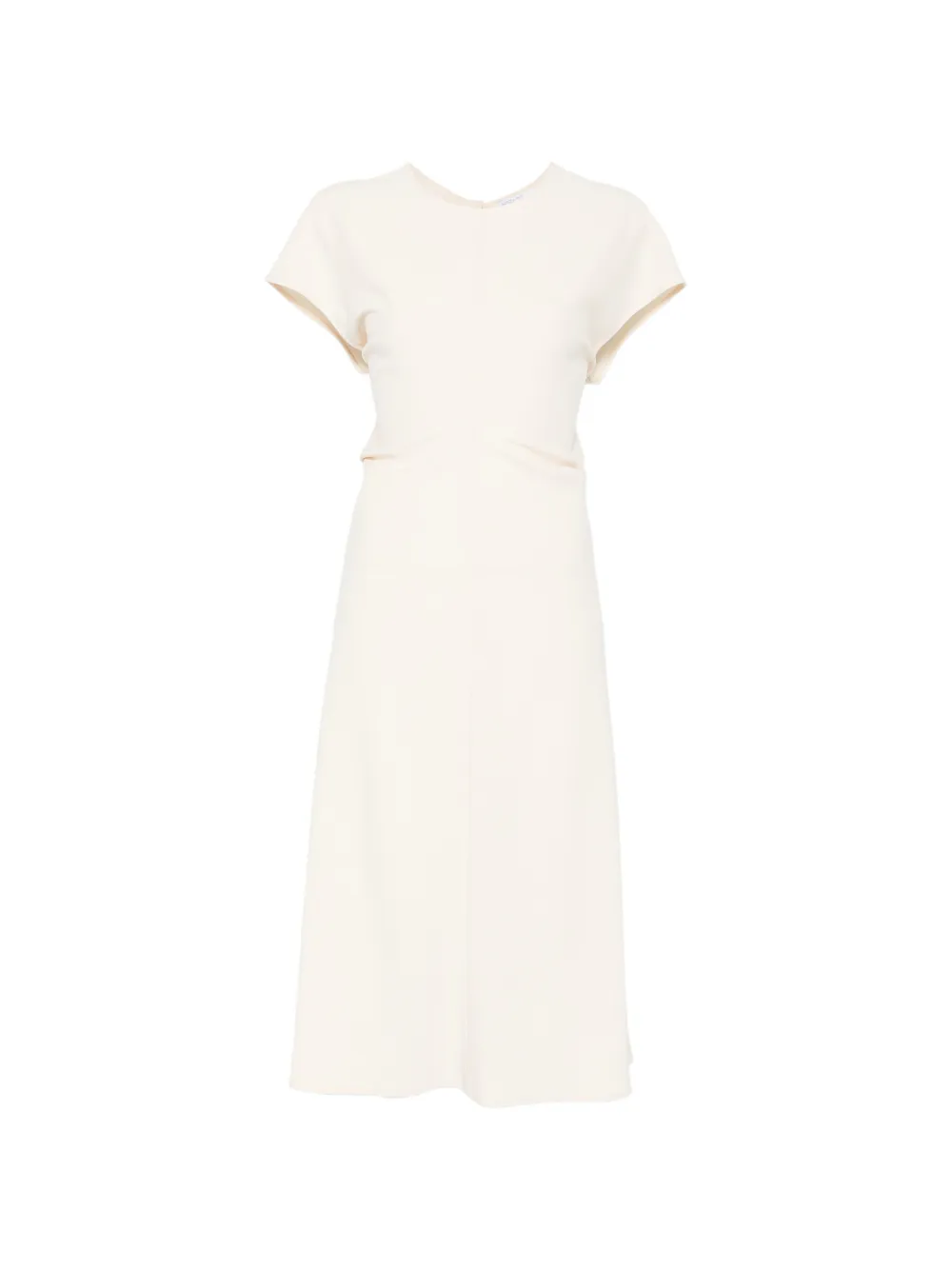 Patrizia Pepe round-neck midi dress - Toni neutri