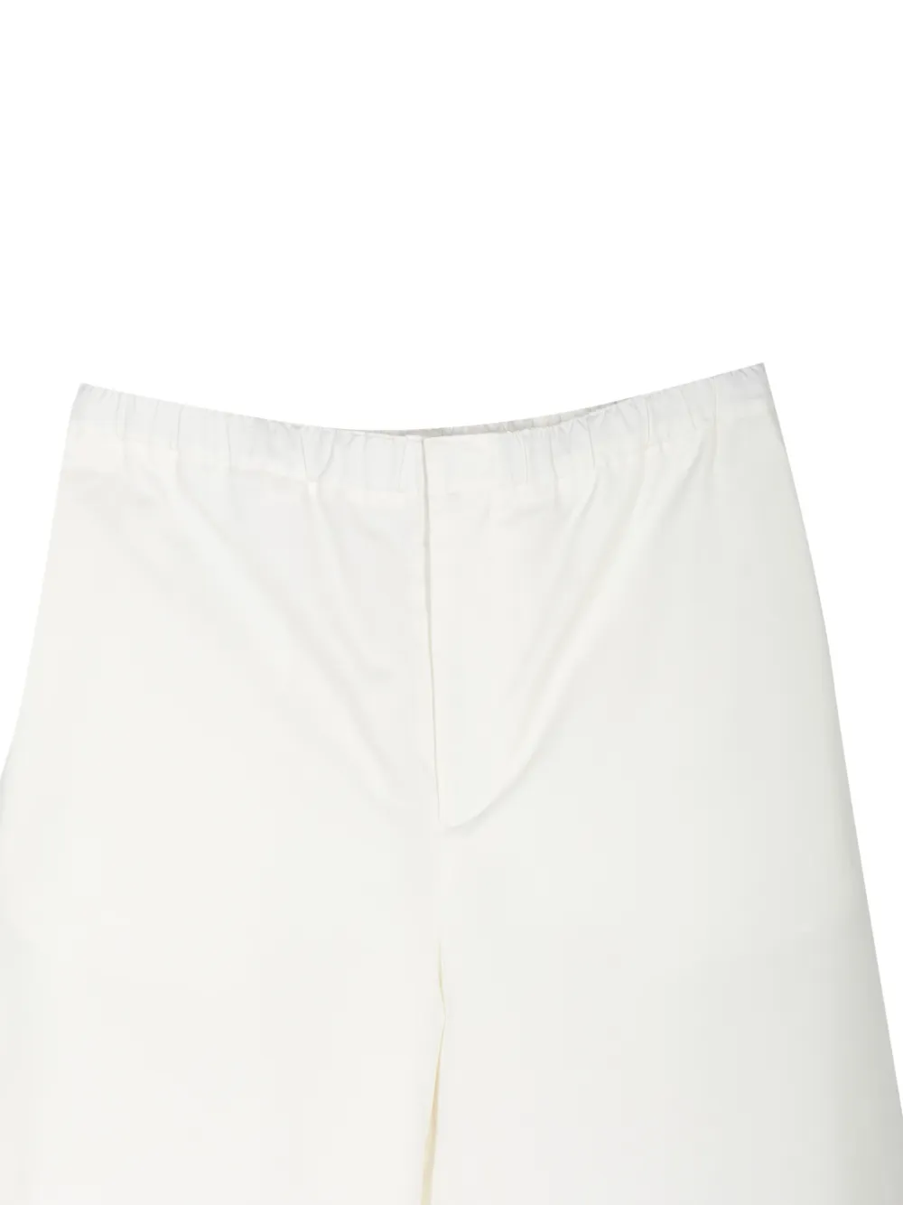 Jil Sander Trainingsbroek met elastische tailleband Wit
