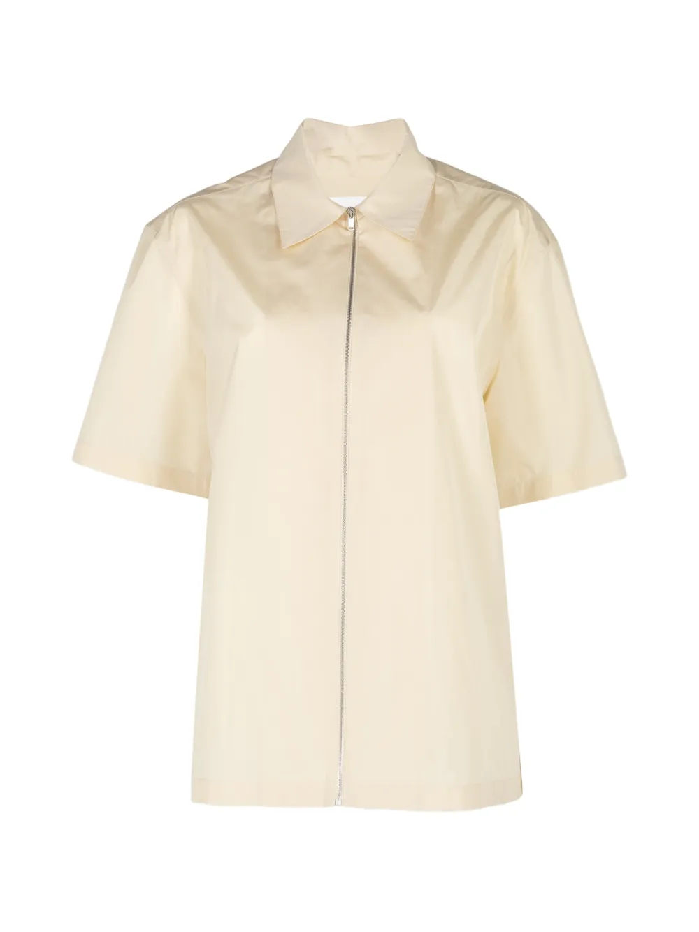 Jil Sander zip short-sleeve shirt - Neutrals