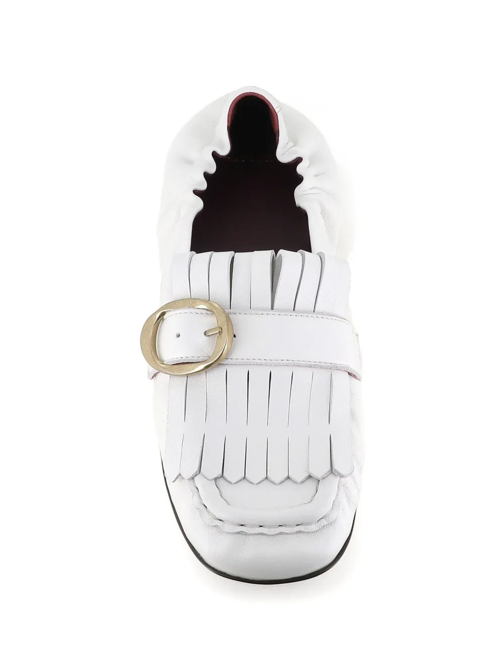 Paul Smith Loafers met gesp en franje Wit