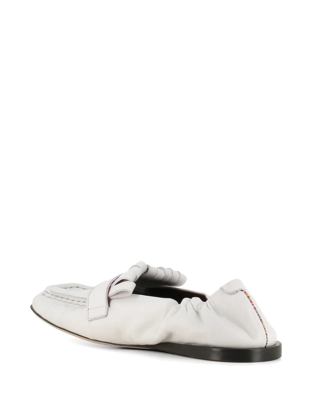 Paul Smith Loafers met gesp en franje Wit
