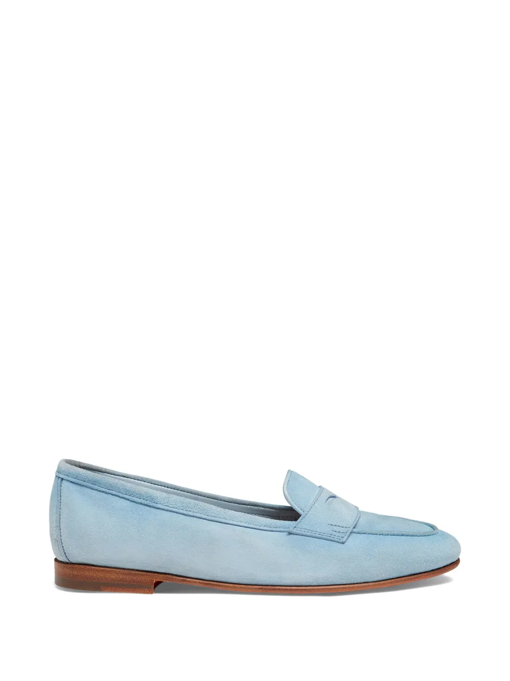 Santoni Carla suede loafers - Blu