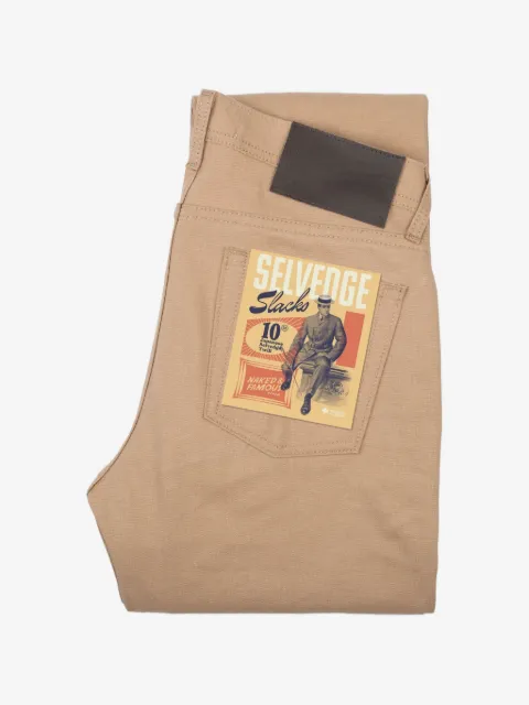 Naked and Famous pantalones Weird Guy Selvedge Slacks