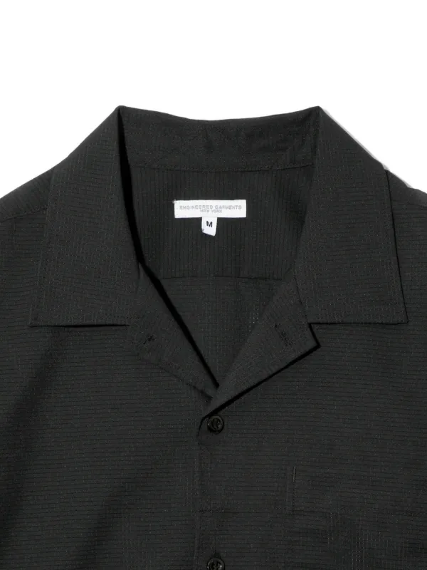 Engineered Garments Pocket Camp Shirt | Black | FARFETCH RO
