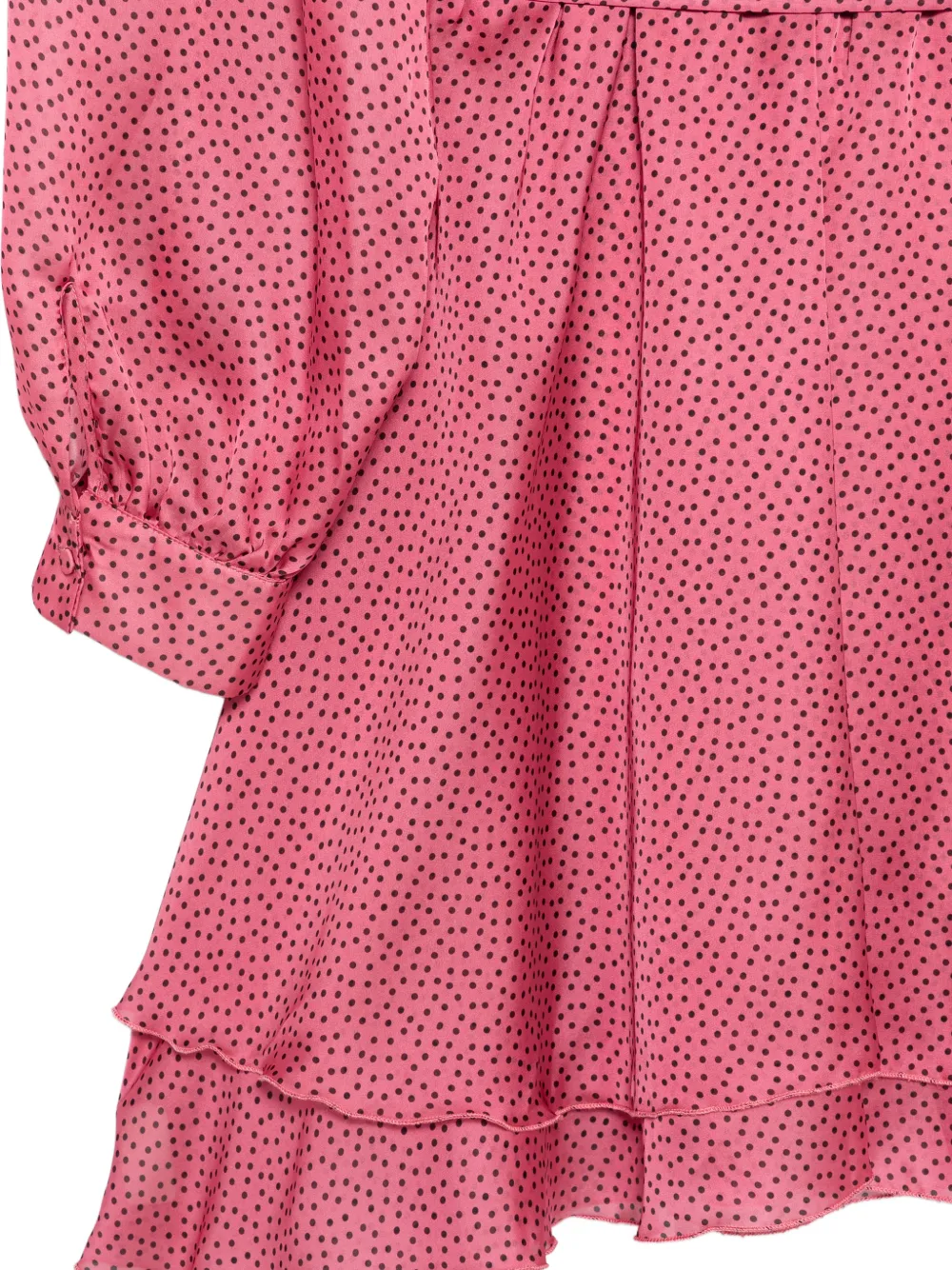 Aniye By Jurk met gestrikte taille en stippen Roze