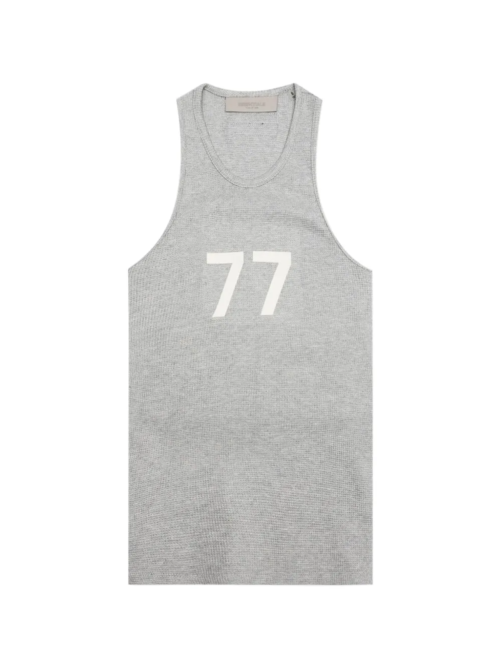 FEAR OF GOD ESSENTIALS KIDS waffle number tank - Grigio