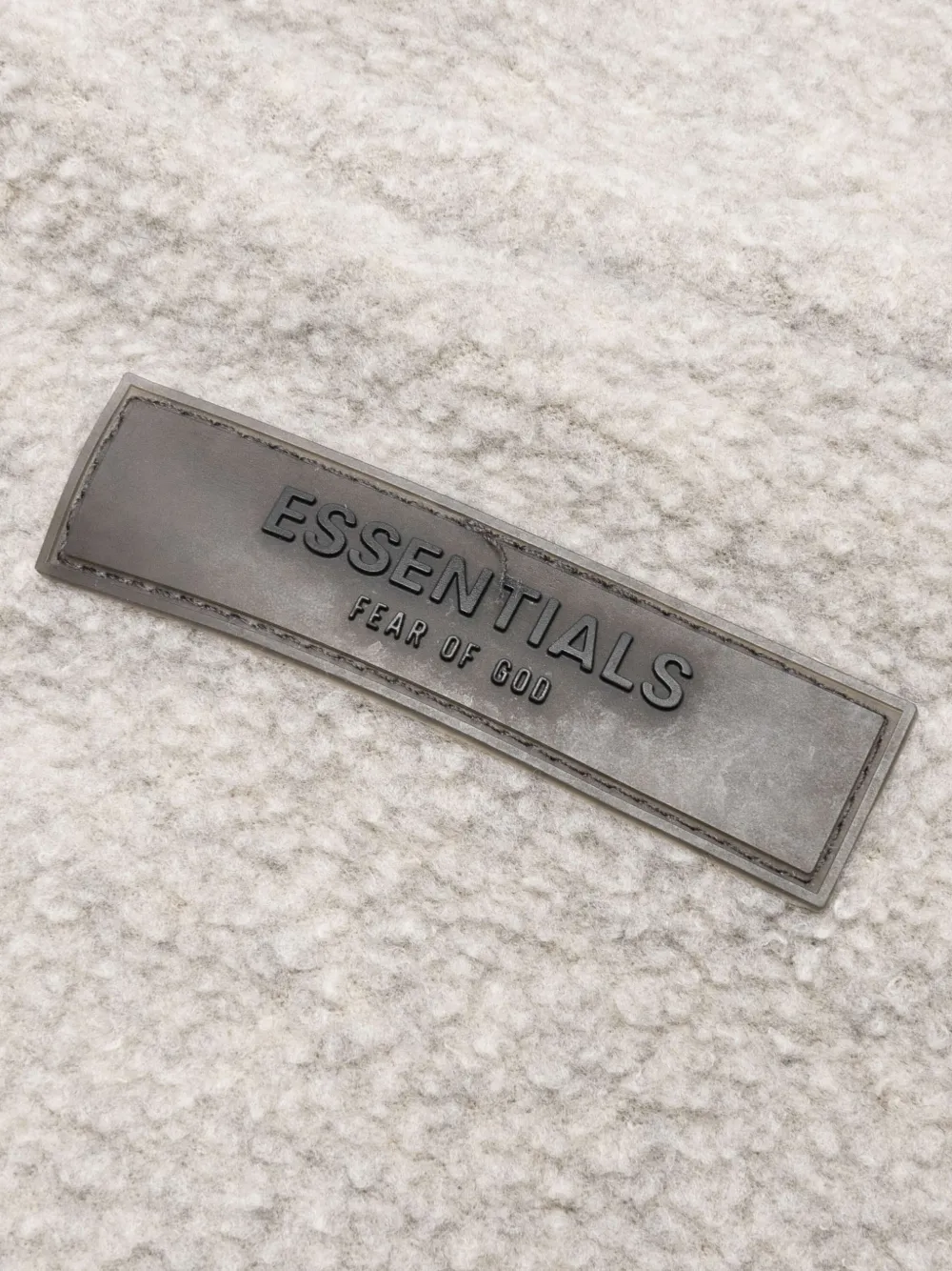  Fear Of God Essentials Kids Half-zip Sweater - Neutrals 