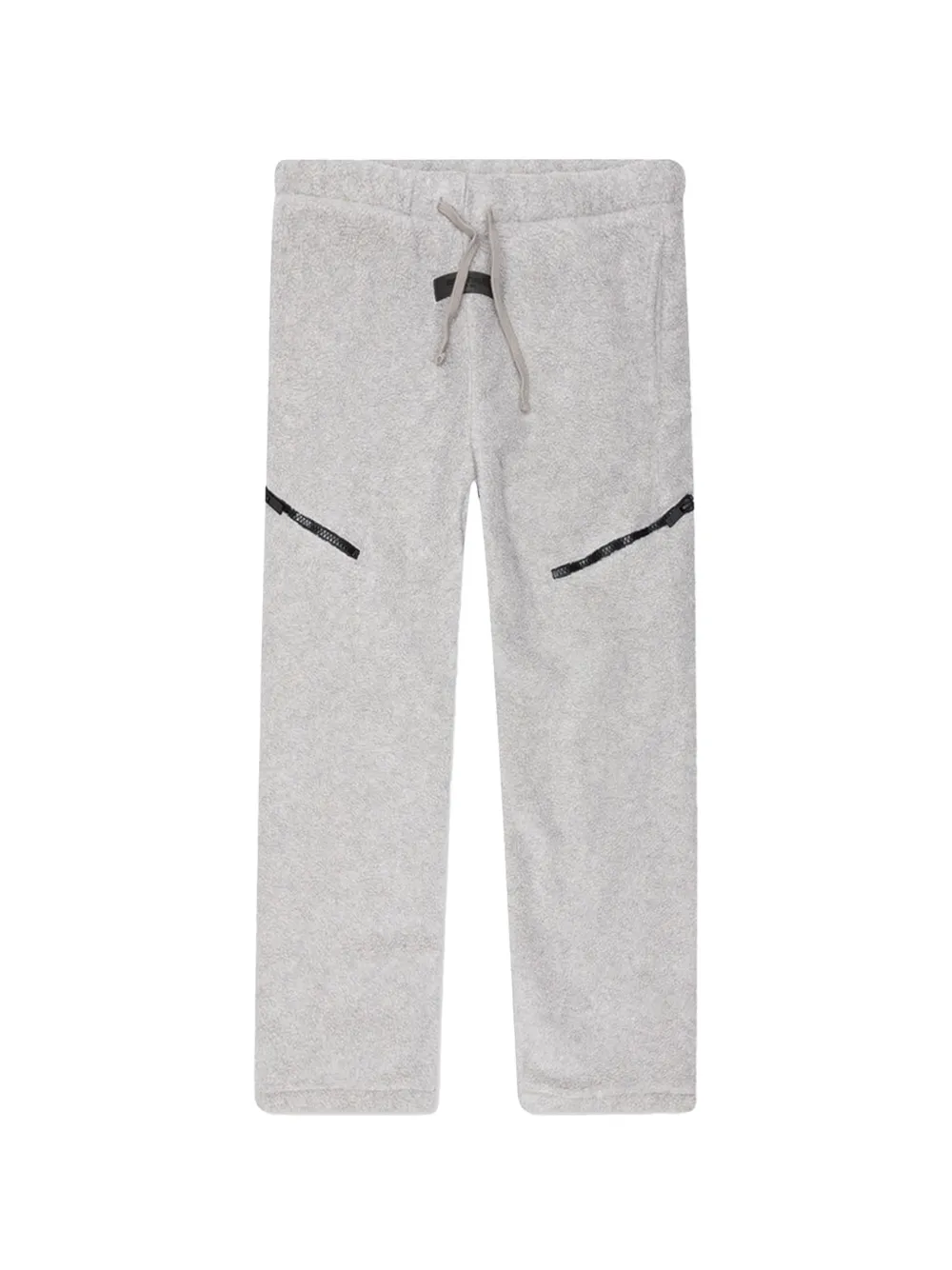 FEAR OF GOD ESSENTIALS KIDS relaxed zip trousers - Grigio