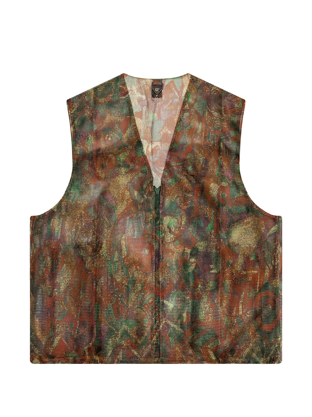  South2 West8 Patterned Waistcoat - Green 