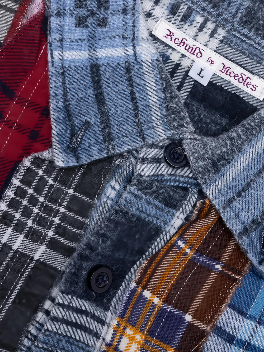  Needles Checked Shirt - Blue 