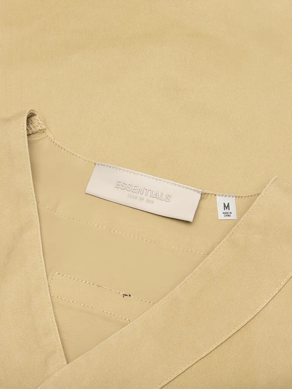 FEAR OF GOD ESSENTIALS Boy Scout blouse met knopen Beige