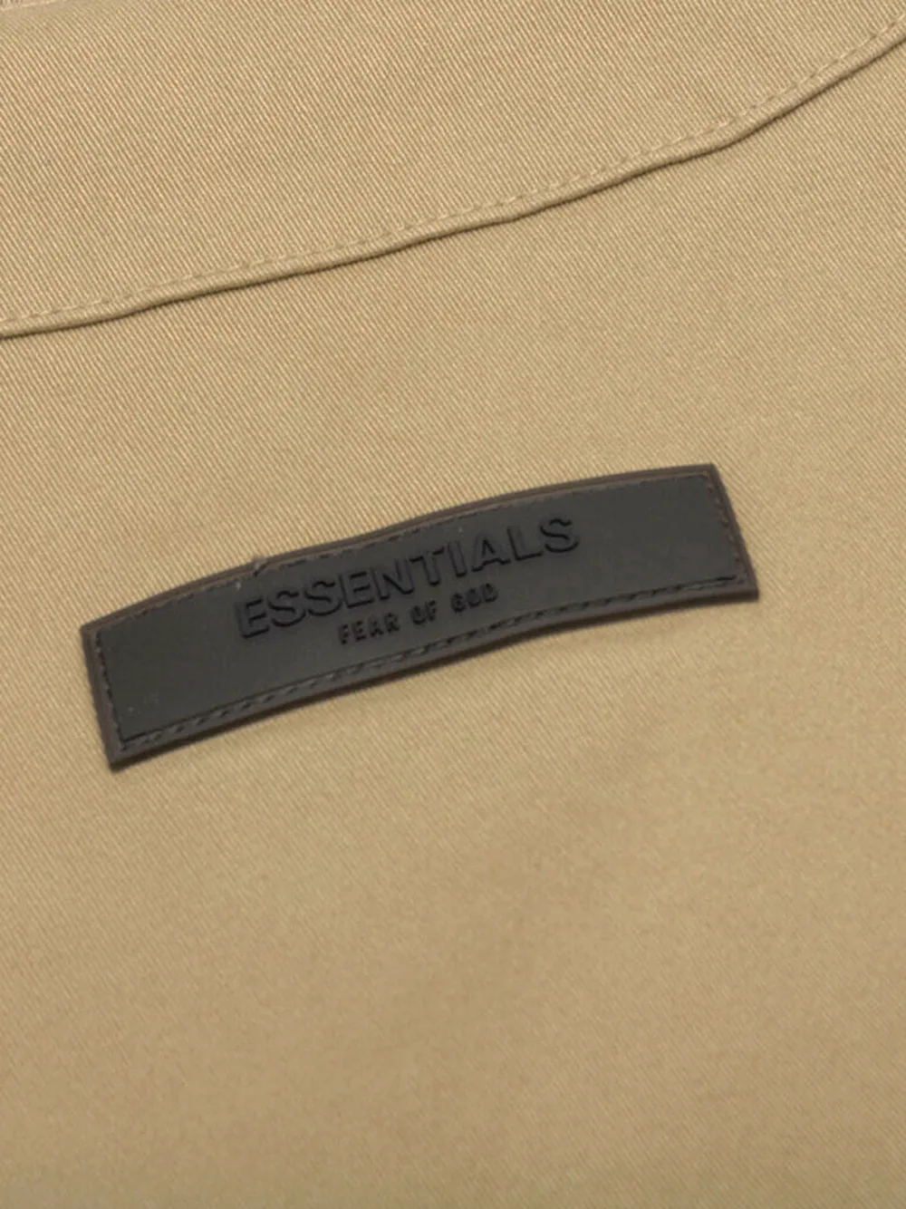 FEAR OF GOD ESSENTIALS Boy Scout blouse met knopen Beige