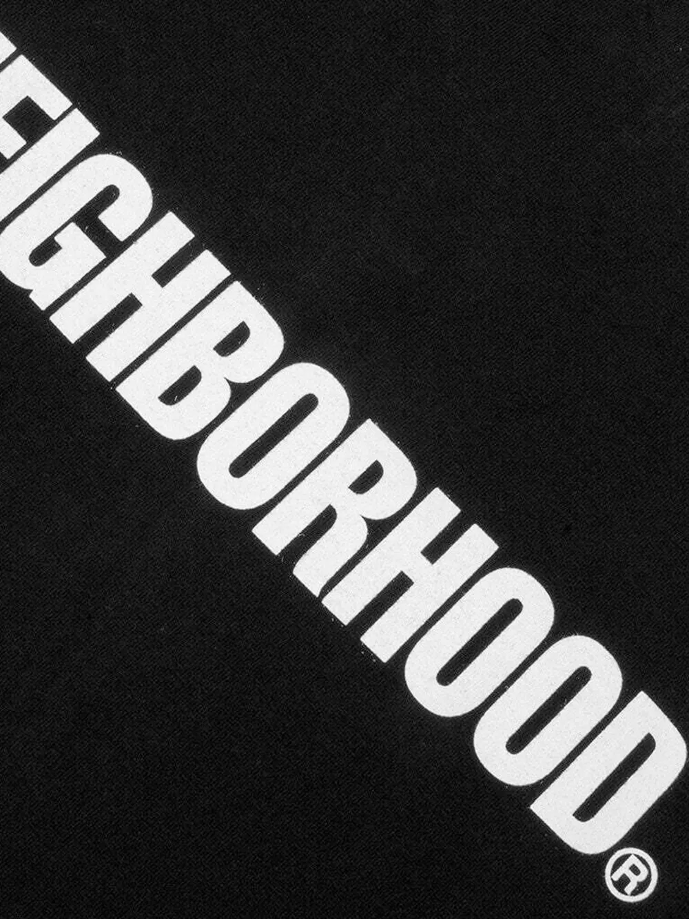 Neighborhood x Charles Peterson T-shirt met print Zwart