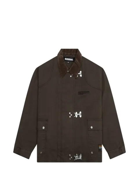 Neighborhood corduroy-collar jacket