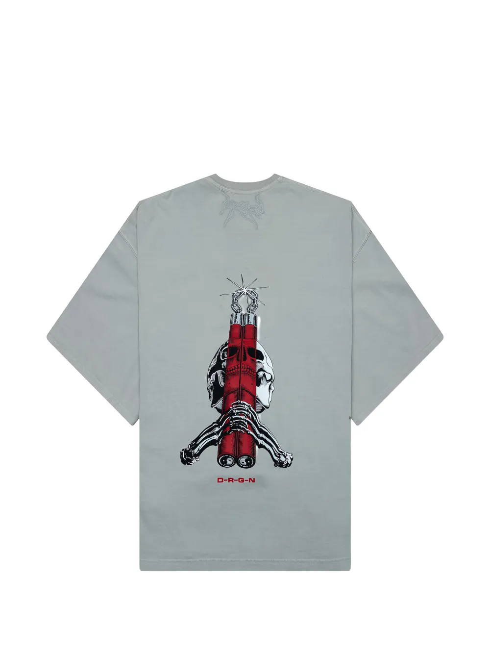  D-r-g-n Round Neck T-shirt - Grey 