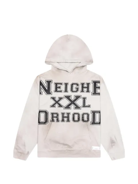 Neighborhood distressed graphic hoodie