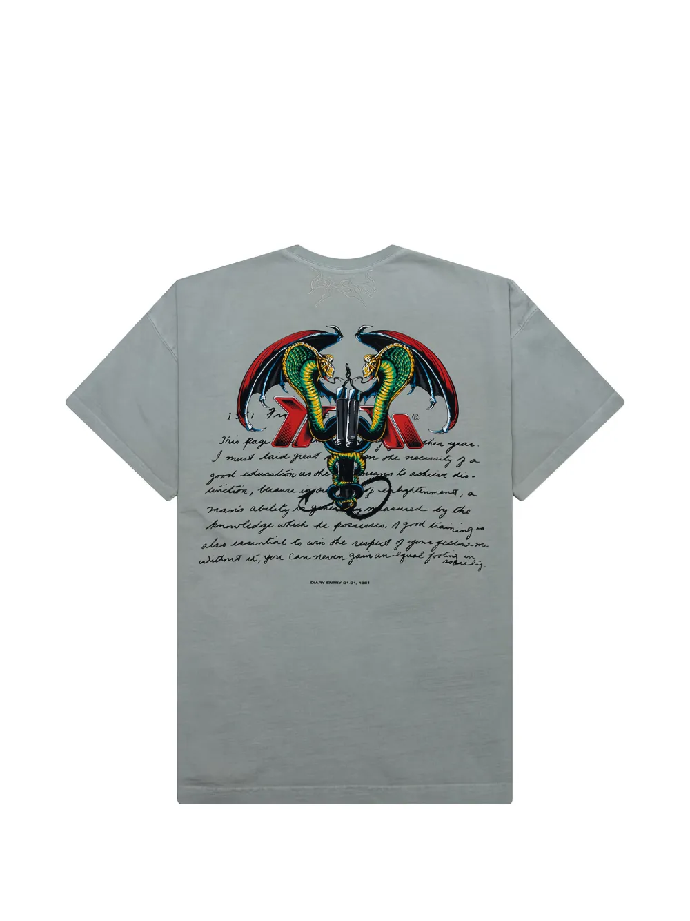 D-R-G-N グラフィック Tシャツ | グレー | FARFETCH JP