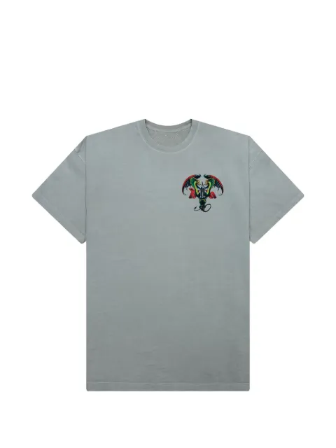 D-R-G-N dragon-graphic T-shirt