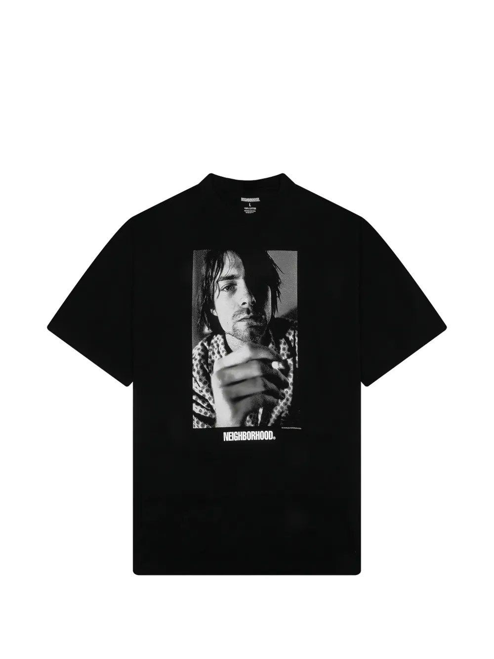 Neighborhood x Charles Peterson short-sleeve T-shirt - Nero