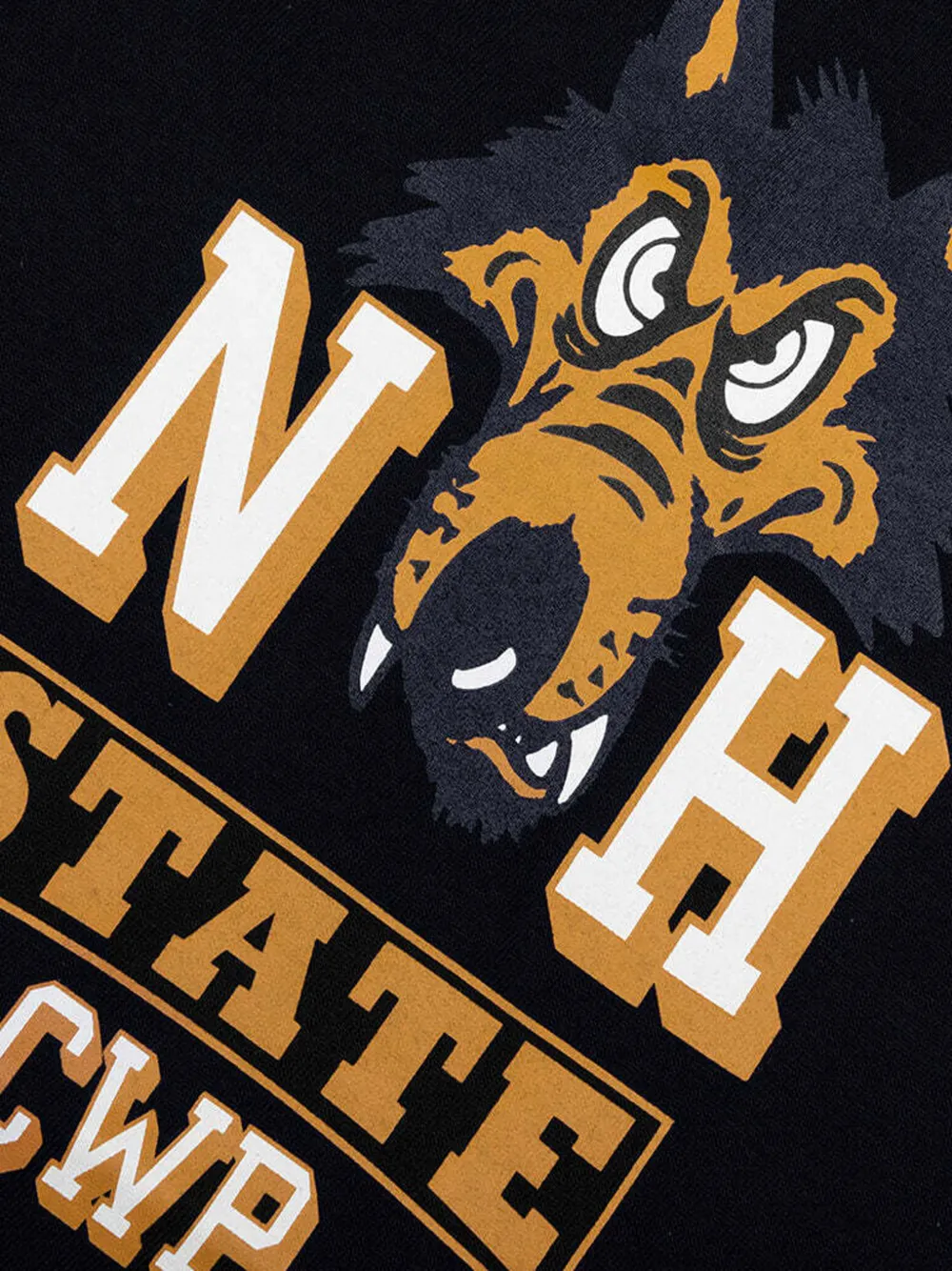  Neighborhood Wolf-graphic T-shirt - Blue 