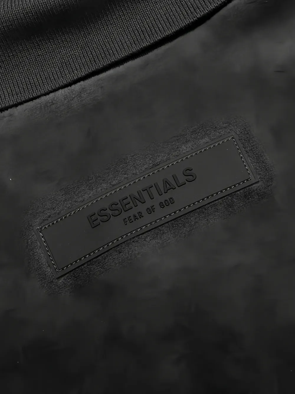 FEAR OF GOD ESSENTIALS Fluwelen mouwloos poloshirt Grijs