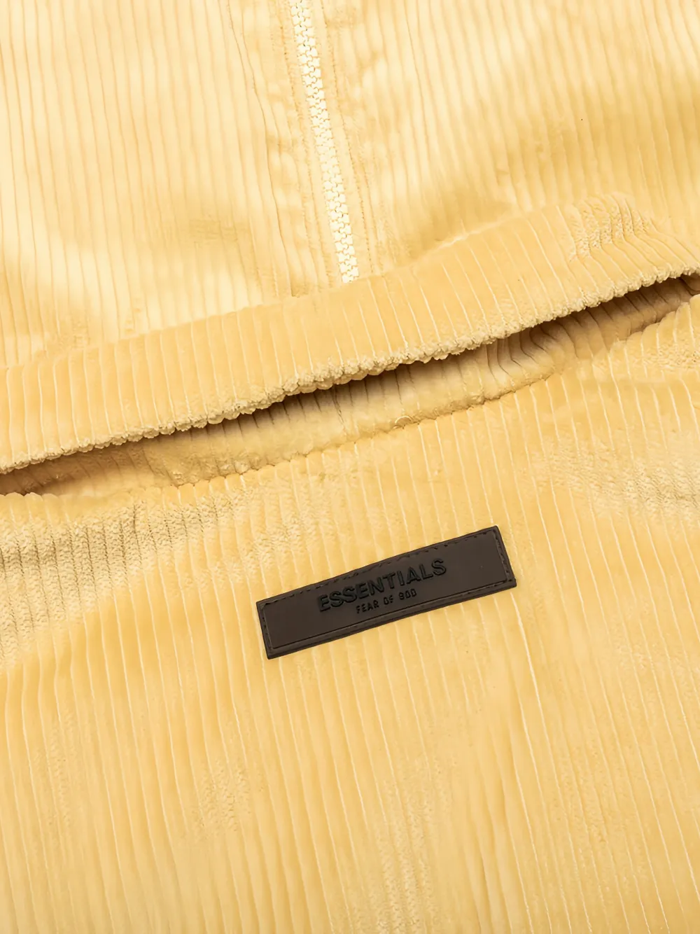 FEAR OF GOD ESSENTIALS Ribfluwelen shirtjack Geel