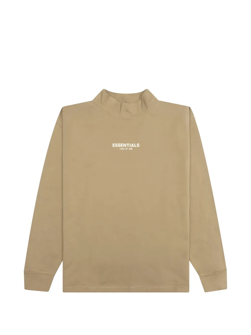 FEAR OF GOD ESSENTIALS relaxed mock-neck sweatshirt - Toni neutri