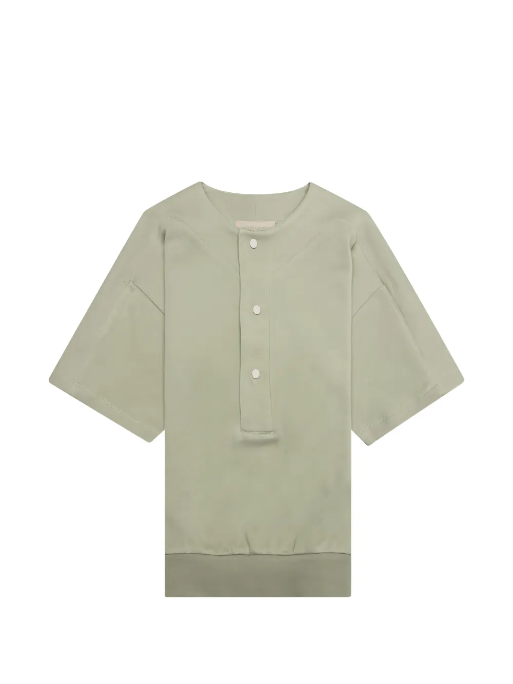 FEAR OF GOD ESSENTIALS KIDS Henley T-shirt - Verde