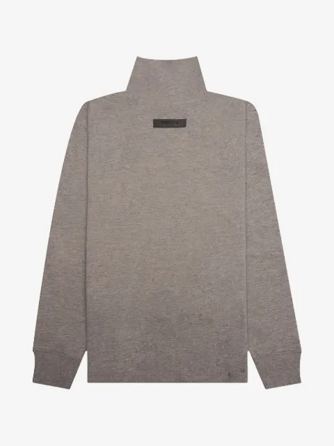 FEAR OF GOD ESSENTIALS KIDS سويتر برقبة عالية مطوية