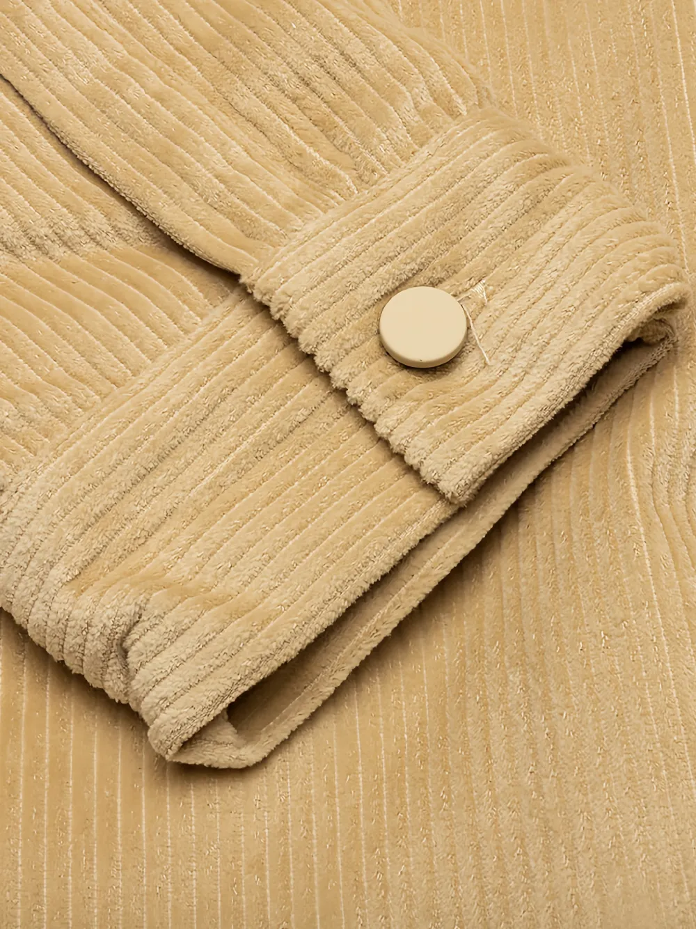 FEAR OF GOD ESSENTIALS Ribfluwelen shirtjack Beige