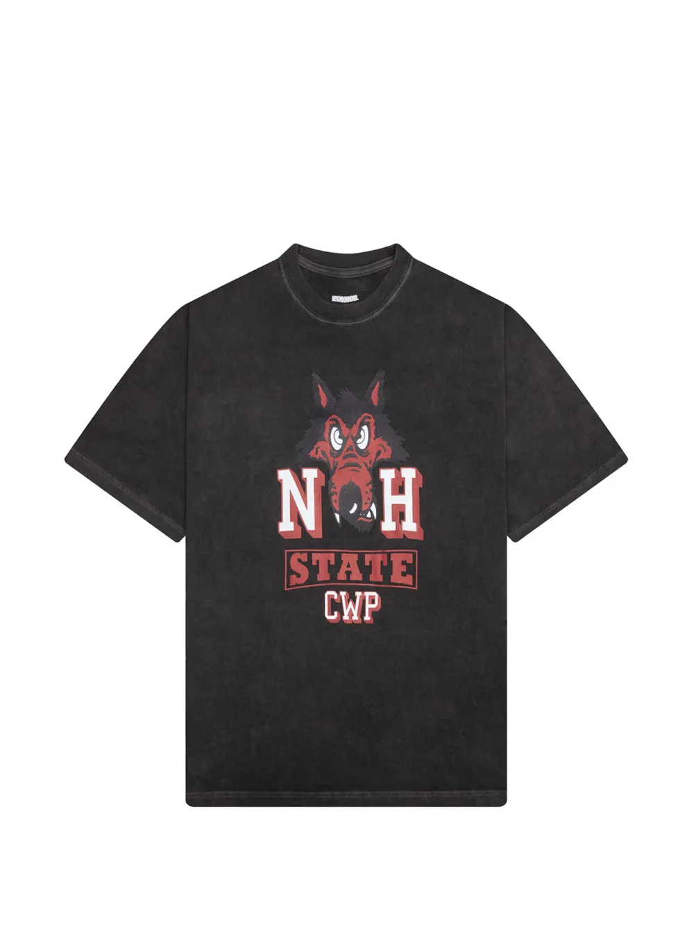 Neighborhood graphic-print crew neck T-shirt - Nero