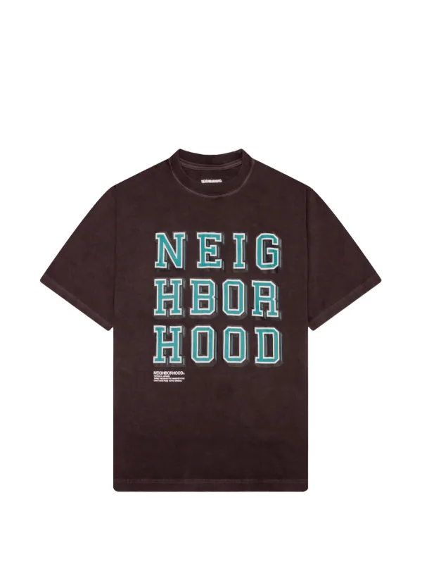 Neighborhood ロゴ Tシャツ | ブラウン | FARFETCH JP