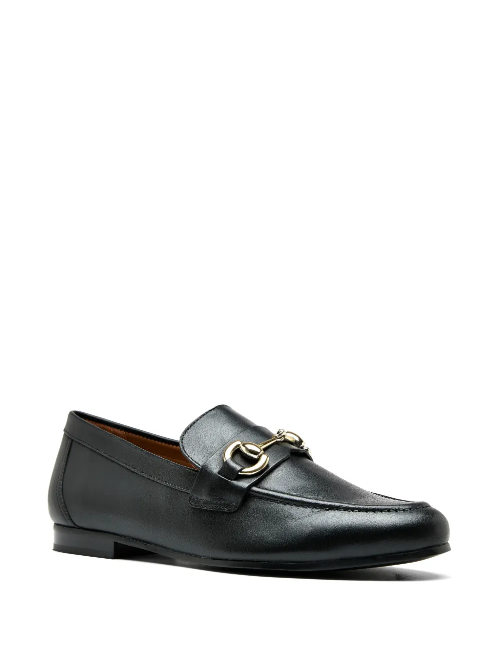 Sarah Chofakian Praga buckle leather loafers Zwart