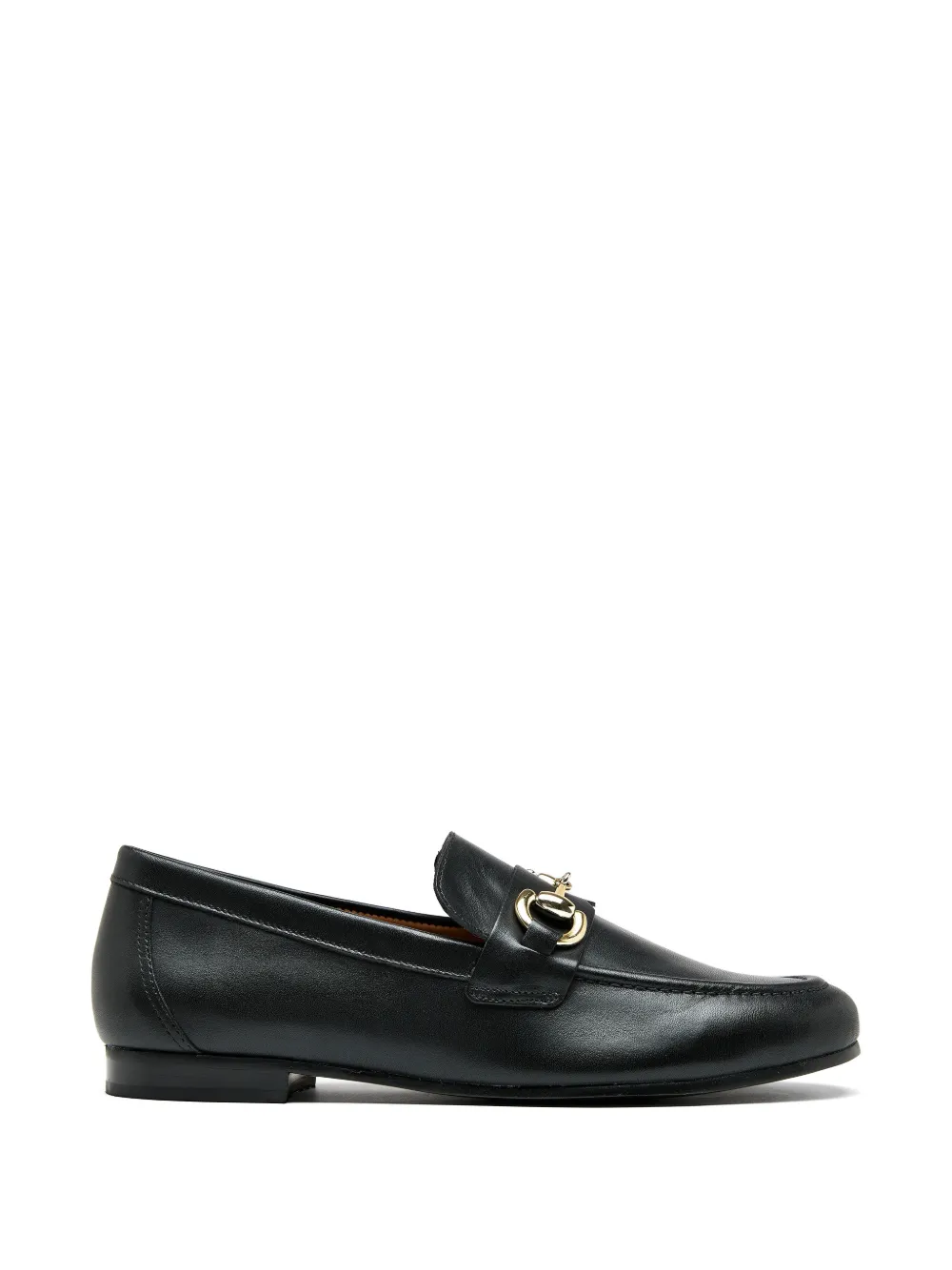 Sarah Chofakian Praga buckle leather loafers - Nero