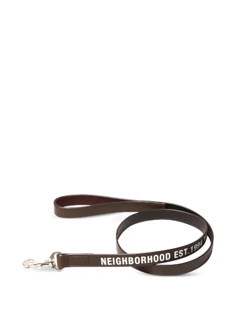Neighborhood leather dog leash