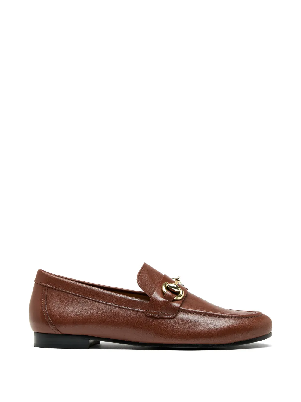 Sarah Chofakian Praga bit detail loafers - Braun