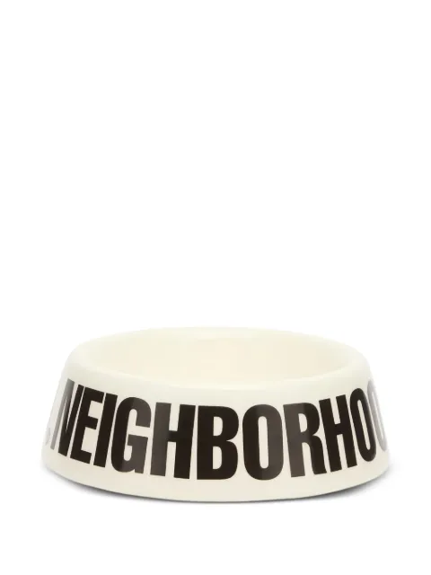 Neighborhood logo dog bowl